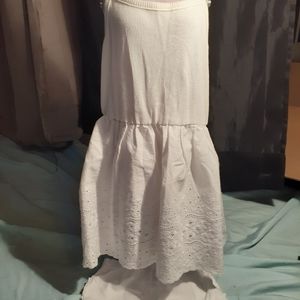 NWOT Hanna Andersson White Dress Set